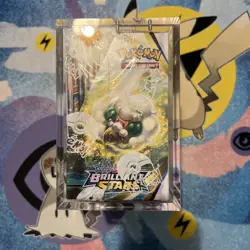 Pokemon TCG Sword And Shield Brilliant Stars Booster Box In Acrylic Case - Image 2