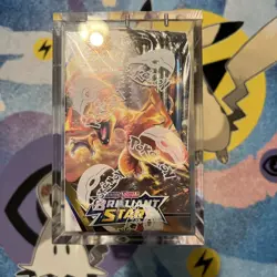 Pokemon TCG Sword And Shield Brilliant Stars Booster Box In Acrylic Case - Image 4