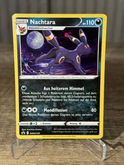 Nachtara HOLO Drachenwandel Moonbreon Promo SWSH129 Pokemon Karten Sammlung - Image 1