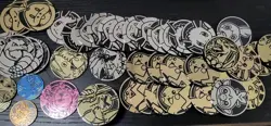 56x Pokemon Coin Lot! Eevee, Pikachu, Charizard, Blastoise, Dragonite, Zeraora - Image 1