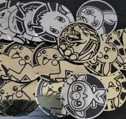 56x Pokemon Coin Lot! Eevee, Pikachu, Charizard, Blastoise, Dragonite, Zeraora - Image 2
