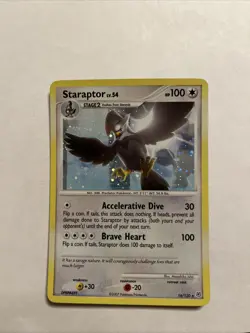 Staraptor Holo Diamond and Pearl 16/130 Pokemon TCG LP - Image 1
