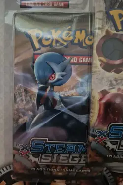 Pokemon TCG - XY Steam Siege 3-Pack Blister w/Azelf Promo - NEW & Factory Sealed - Image 2