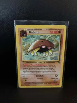Kabuto - 50/62 - Common - Unlimited Edition Fossil Pokemon Moderately Played, En - Image 1