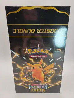 Sealed Pokemon Scarlet & Violet Paldean Fates Booster Bundle Display DK0110 - Image 1