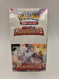 Sealed Pokemon TCG Paldea Evolved Half Booster Box 18 pack SV02 DK0131 - Image 1