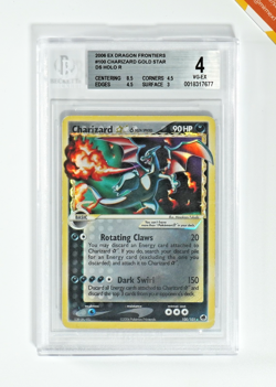 Pokemon BGS 4 Charizard Gold Star #100 Holo Ex Dragon Frontiers 2006 English - Image 1