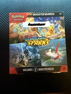 Pokemon TCG Scarlet & Violet Surging Sparks Booster Bundle 6 Packs, New Sealed - Image 1