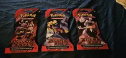 3x Pokemon Scarlet & Violet Destined Rivals Booster Packs - Sealed - English TCG - Image 1