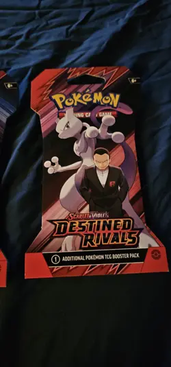 3x Pokemon Scarlet & Violet Destined Rivals Booster Packs - Sealed - English TCG - Image 4