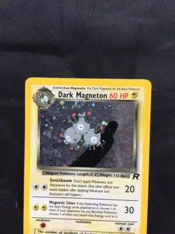 Pokemon Cards: Team Rocket Rare Holo: Dark Magneton 11/82 - Image 2