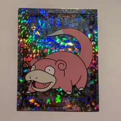 Pokemon - Slowpoke - Topps Merlin Sticker - Series 1 - #S13/36 - Holo - 1999 - Image 1
