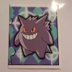 Pokemon - Gengar - Topps Merlin Sticker - Series 1 - #187/240 - 1999 - Image 1