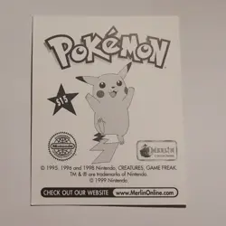 Pokemon - Gengar - Topps Merlin Sticker - Series 1 - #S15/36 - Holo - 1999 - Image 2