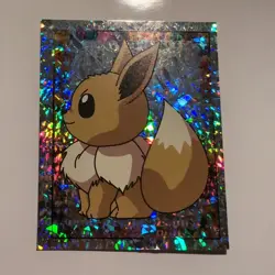 Pokemon - Eevee - Topps Merlin Sticker - Series 1 - #S21/36 - Holo - 1999 - Image 1