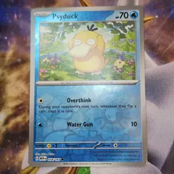 Pokemon Scarlet & Violet 151 Reverse Holo Rare Psyduck 054/165 Near Mint TCG - Image 1