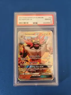 2017 Pokemon Sun & Moon Base Set Incineroar GX #27/149 PSA Gem Mint 10 ENG 🔥 - Image 1