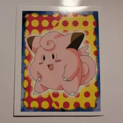 Pokemon - Clefairy - Topps Merlin Sticker - Series 1 - #35/240 - 1999 - Image 1