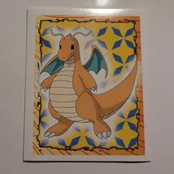Pokemon - Dragonite - Topps Merlin Sticker - Series 1 - #149/240 - 1999 - Image 1