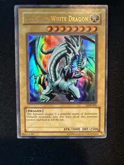 Yugioh! LOB-001 Blue eyes white dragon Unlimited - Image 1