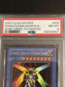 2003 SHINATO KING OF A HIGHER PLANE DCR-016 - YU-GI-OH! Dark Crisis 1st Ed Ultra - Image 3