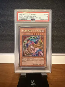Yu-Gi-Oh! TCG Dark Magician Girl MFC-000 1st Edition PSA 1 - Image 3