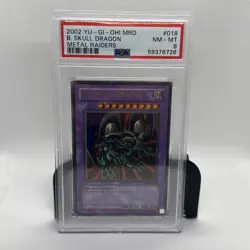 2002 YUGIOH MRD-018 Black Skull Dragon SECRET RARE PSA 8!! NM LOW POP - Image 1