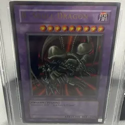 2002 YUGIOH MRD-018 Black Skull Dragon SECRET RARE PSA 8!! NM LOW POP - Image 2