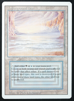 Underground Sea Magic Card Dual Land Revised MTG Reserved List - Image 3