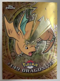 Dragonite #149 2000 Topps Chrome Series 2 Pokemon Card Mint Condition Very Rare - Image 1