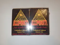 UNLIMITED STARTER SET 1995 Illuminati INWO Card Game New World Order SEALED NOS - Image 1