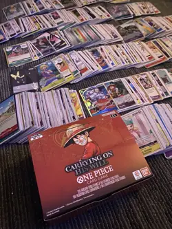 One Piece Lot - Pokemon Lot - Mixed, Rare, SR, Holo TCG Cards - 4 Pounds - Image 1