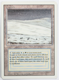 Tundra Magic Card Dual Land Revised MTG Reserved List - Image 1