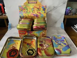 Pokemon 151 TCG Display box w Empty Mini Tins w/ Coins & Art Card - NO PACKS - Image 3