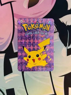 Pikachu #025 - Vintage Vending Machine Prism Sticker 2000 - Pokemon Card - Image 1