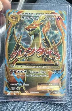 Pokemon TCG Evolutions Full Art Holo Ultra Rare Card M Mega Charizard EX 101/108 - Image 1