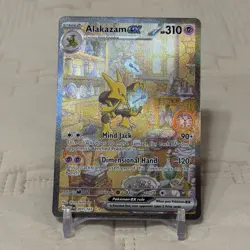 Alakazam ex 201/165 SIR Scarlet & Violet 151 Pokemon Card - Image 1