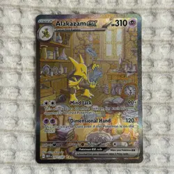 Alakazam ex 201/165 SIR Scarlet & Violet 151 Pokemon Card - Image 2