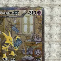 Alakazam ex 201/165 SIR Scarlet & Violet 151 Pokemon Card - Image 4