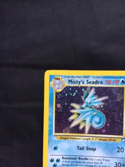 Pokemon Cards: Gym Heroes Rare Holo: Misty's Seadra 9/132 - Image 3