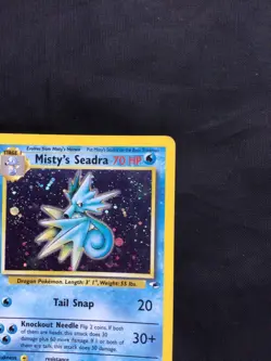 Pokemon Cards: Gym Heroes Rare Holo: Misty's Seadra 9/132 - Image 4