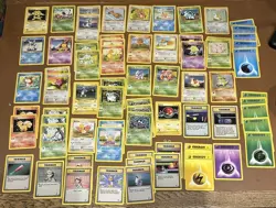Pokemon WOTC Base Set 2 Bundle- About 70 Cards - Image 1