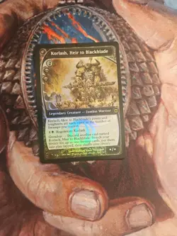 Korlash, Heir to Blackblade Prerelease Cards Foil - Image 1