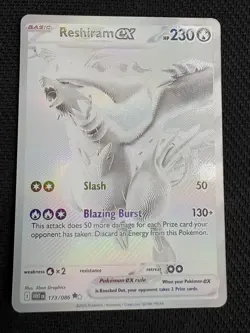 Reshiram Ex - 173/086 - SV: White Flare (WHT) Pokemon Card NM/M - Image 1