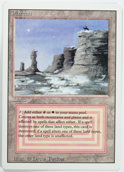 Plateau Magic Card Dual Land Revised MTG Reserved List - Image 1