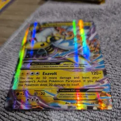 Pokemon Card M Ampharos EX 28/98 Ancient Origins Holo Ultra Rare LP 2015 - Image 2