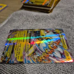 Pokemon Card M Ampharos EX 28/98 Ancient Origins Holo Ultra Rare LP 2015 - Image 3