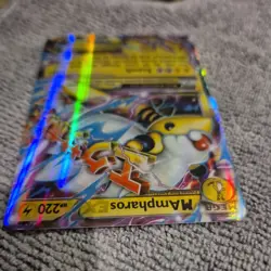 Pokemon Card M Ampharos EX 28/98 Ancient Origins Holo Ultra Rare LP 2015 - Image 4