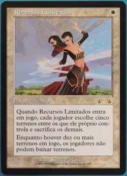 Limited Resources Exodus (PORTUGUESE) NM White Rare CARD (345623) ABUGames - Image 1
