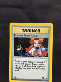 Pokemon Cards: Team Rocket Rare Holo: Rocket's Sneak Attack 16/82 - Image 2
